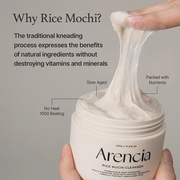 178. Arencia Rice Mucin Face Cleanser-hydration, improve texture, dry skin - Picture 4 of 5